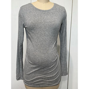 Women's GapMaternity pure body Gray Long Sleeve Tee S